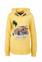 Cotton hoodie in Yellow