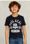 T-shirt basique taille normale navy