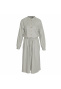 Cotton midi dress in grey