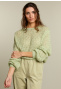 Green ajour pullover