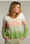 Comfort multicolor striped pullover