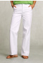 White wide cotton pants