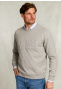Crew neck sweater oyster mix