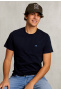 Custom fit pima cotton T-shirt pocket navy