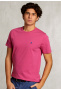 Custom fit pima cotton T-shirt amaranth