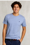 T-shirt ajusté coton pima blue gin mix