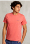 Custom fit pima katoen T-shirt rose
