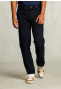 Pantalon chino taille normale basique navy