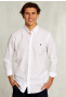 Custom fit poplin shirt white