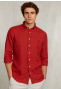 Custom fit linen shirt masai