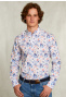 Custom fit floral shirt multi