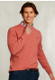 Normal fit basic cotton crew neck pullover terra mix