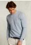 Custom fit cotton-linen sweater victoria