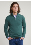 Custom fit basic merino mock neck sweater dk fynboss mix
