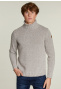 Custom fit wool-cashmere sweater barrel mix