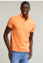 Custom fit sportieve polo neon orange