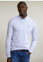 Pull V taille normale coton basique grey mix