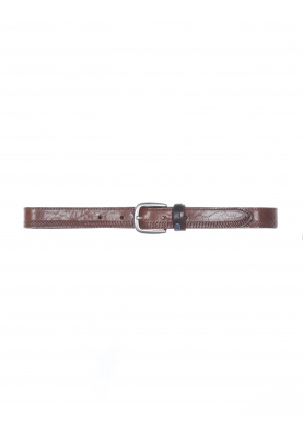 Leather belt in Brown