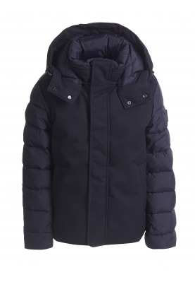 Nylon quilted jacket in Blue