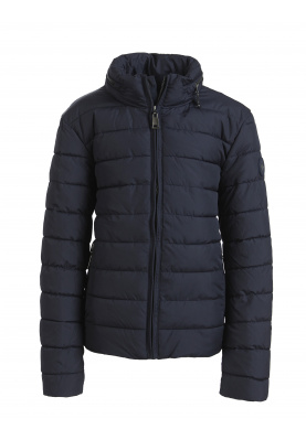 Navy blue quilted jacket in Blue