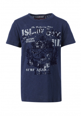 Custom fit  T-shirt in Blue
