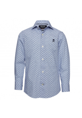 Custom fit Sorrentohemd in blauw