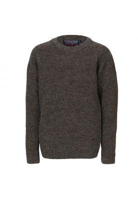 Pullover with raglan sleeves in Brown