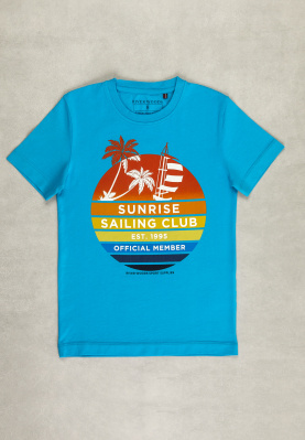 Normal fit basic T-shirt in aruba