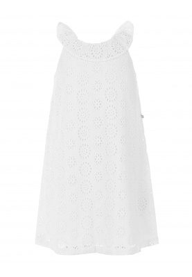 Witte zomerjurk broderie anglaise
