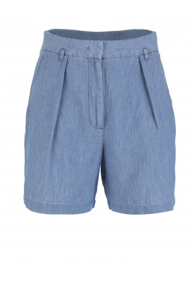 High waist shorts in Blue