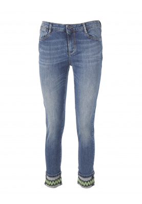 Fitted stone jeans in Blue