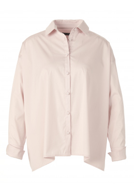 Oversized blouse in linnen in Roze