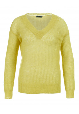 Soft glitter pullover in Yellow