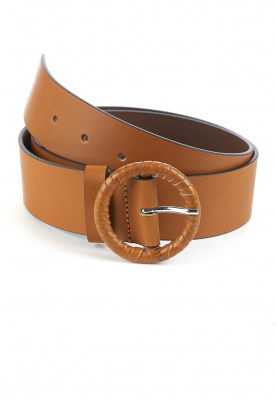 Leather belt in Brown