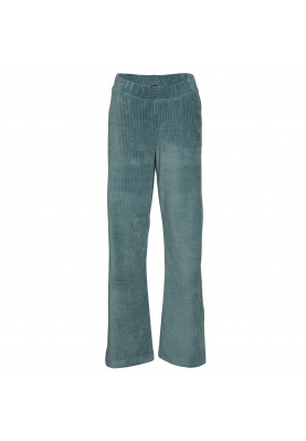 Flared corduroy pants in blue