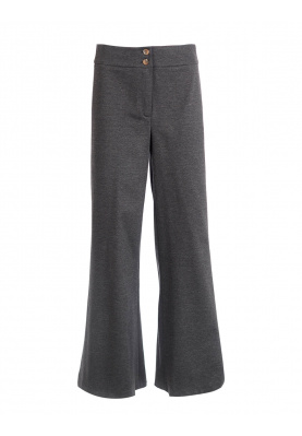 Flared pants in grey