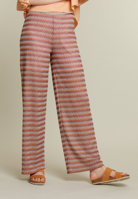 Multicolor knitwear pant
