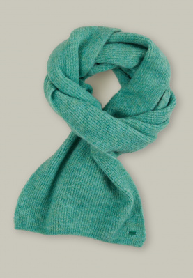 Green woolen scarf