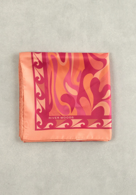 Pink/orange fantasy scarf
