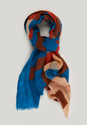 Multi woolen fantasy scarf