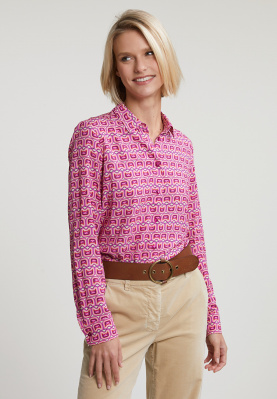 Pink/beige fantasy blouse long sleeves