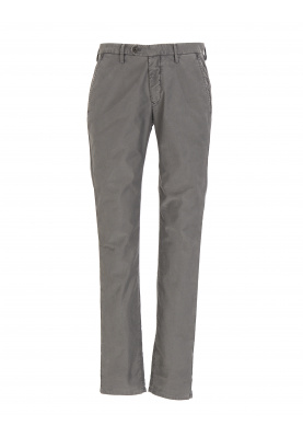 Slim fit cotton chino in Grey