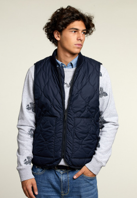 Quilted bodywarmer oxy navy