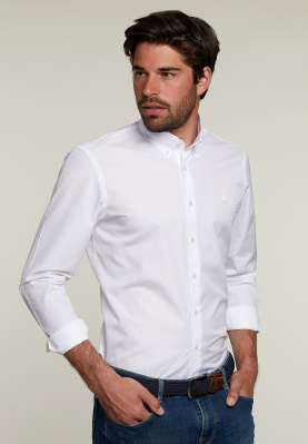 Custom fit shirt white