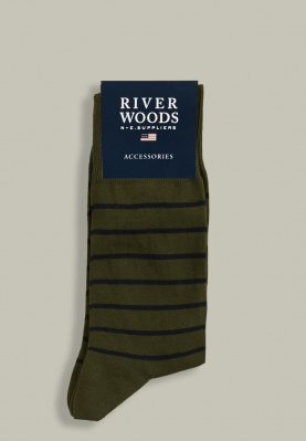 Cotton striped socks woodstock