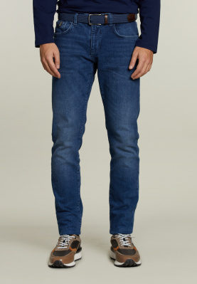 Slim fit 5-pocket jeans stone