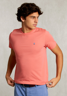 Custom fit pima cotton T-shirt bellini