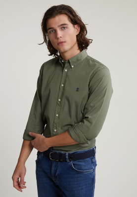 Custom fit uni cotton shirt fynboss