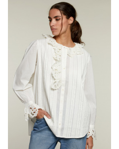 Off white lace shirt