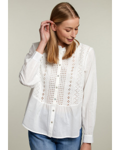 Off white broderie anglaise shirt